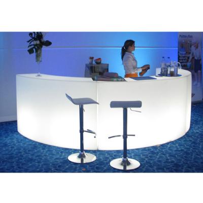 China Hottest contemporary bar counter, led cocktail bar counter with bar shelf for sale