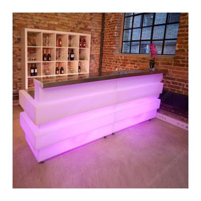 China 2022 modern portable bar light up led furniture for sale for sale