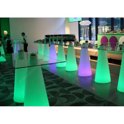 China Modern Led Modern Acrylic Cocktail Bar Table For Hotel for sale