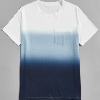 China OEM Logo Anti-Wrinkle Custom White Soft Cotton T-shirt Short Sleeve Men Pocket Retail Shade Basic T-shirt for sale