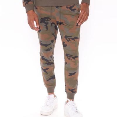 China Anti-Wrinkle Clothing Factory Fashion Mens Joggers Sweatpants Drawstring Custom Size All Over Cmao Pattern Tactical Sweatpants for sale