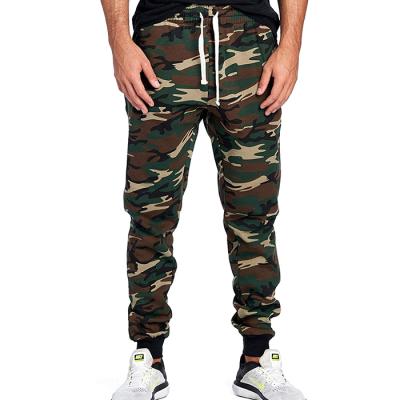 China Anti-pilling style men sweatpants base trotters camouflage drawstring print pants sportswear mens stacked sweatpants for sale