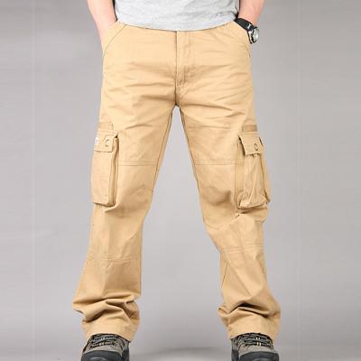 China low moq Anti-wrinkle Customized Tactical Pants High Quality Thick Men Multi Pockets Cargo Pants for sale