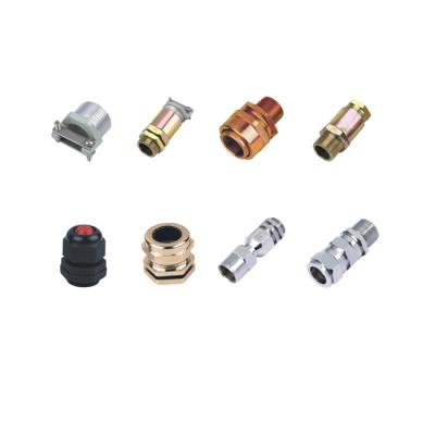 China ZONE 1 BDM Brass Explosion Proof Cable Connector for sale