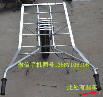 China The Most Convenient Single Metal Welding Wheelbarrow For Agriculture And Industry With Brake for sale