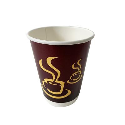 China Geïsoleerde 12 oz PE bedekte papierbeker Perfectouch Double Layer Paper Cup Te koop