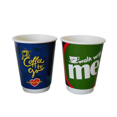 China Plastic Free Disposable Paper Coffee Cups Lightweight Leak Resistant for sale