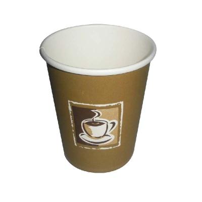 China Tazas de café personalizadas para llevar 8 Oz Tazas de papel impresas biodegradables en venta