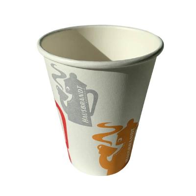 China 16 Oz Insulated Paper Hot Cups Water Based Biodegradable Paper Cups Food Grade for sale