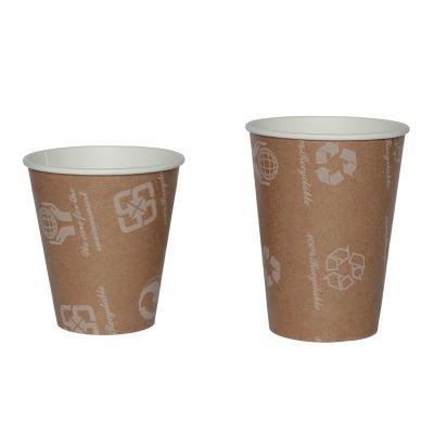 China 12 oz Tazas de café desechables a medida Compostables a base de agua sin plástico en venta