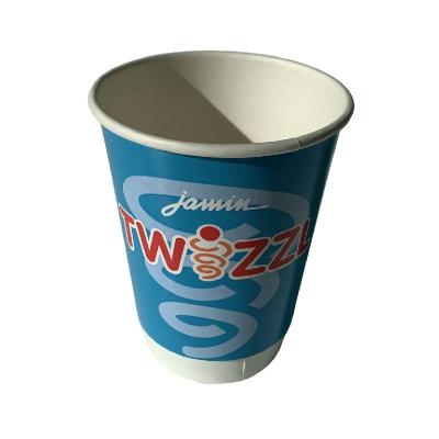 China Individuell angefertigte Wasser-basierte Papier-Tasse zu Hause abbaubare 12oz Doppelwand Tasse zu verkaufen