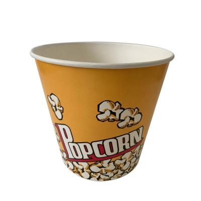 China Customized Popcorn Paper Containers 170 Oz Popcorn Tubs With Cinema Design for sale