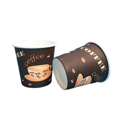 China 2.5 Oz Aqueous Coating Water Based Paper Cup Hot Beverages Paper Coffee Cup for sale