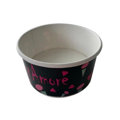 China 5 Oz PE Lined Ice Cream Paper Tubs Personalized One - Time for sale