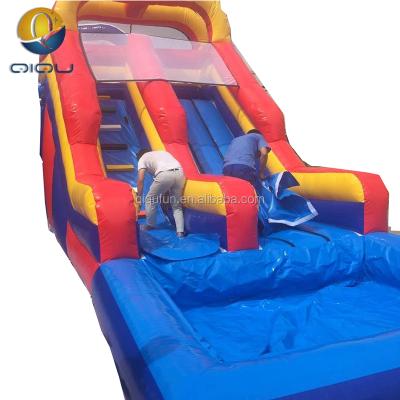 China Hot Sale PVC0.55mm Clearance Commerical PVC Giant Inflatable Water Slide for sale