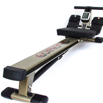 China Universal Fitness Durable Quiet Rower Hydraulic Resistance Skyboard 12 Speed ​​Rowing Machine for sale