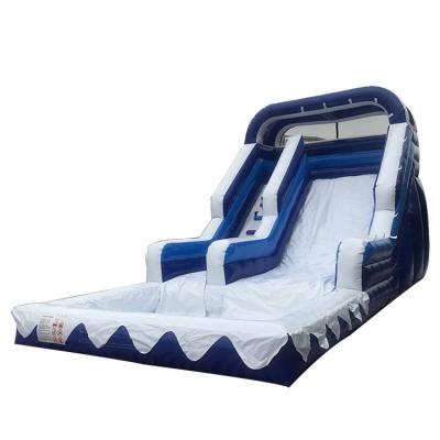 China Plato 0.55mmpvc for water park inflatable commercial PVC0.55mm water slide rental inflatable water slide for water park inflatable slide with pool for sale