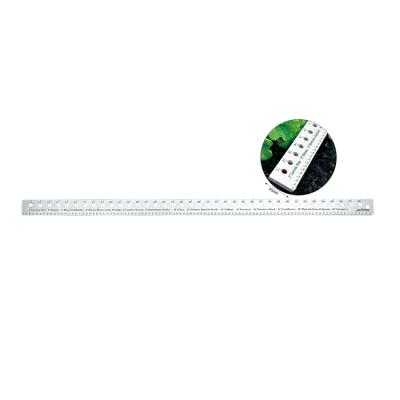 China Double Sided Multifunctional Aluminum Ruler With Scale Metal Custom Straight Ruler High Quality Aluminum Straight Rulers for sale