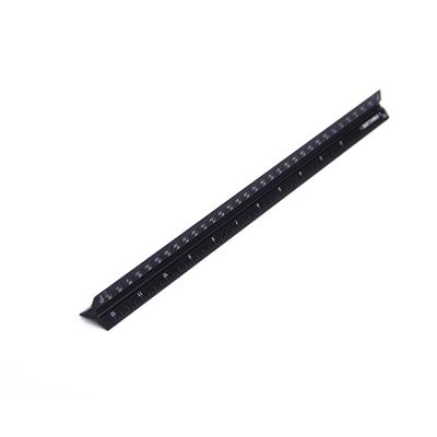 China Multifunctional China Supplies Universal Aluminum Triangular 10cm Engineer Scale Ruler for sale