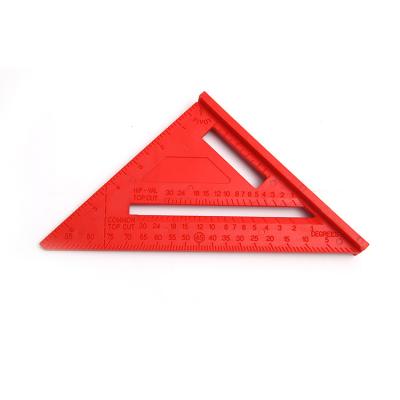 China High Precision Multifunctional Custom Engineering 7 Inch Premium Plastic Ruler Triangle Squares for sale