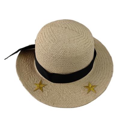 China Best Fashion Casual Straw Sun Visor Straw Sun Hat Sun Hat Casual Welcome Straw for sale