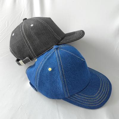 China JOINT Wholesale Custom Embroidered Baseball Hat Denim Baseball Cap With Good Quality for sale