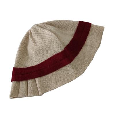 China Casual Knitted Beanie Hat Women Wool Cashmere Warm Wool Knitted Beanie Hat Winter Wool Knitted Hat Women for sale