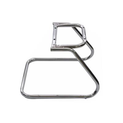 China Hot Selling Customizable Chair Metal Wholesale Chair Chrome Furniture Frames for sale