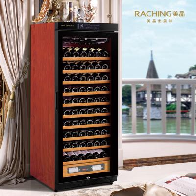 China Factory Direct Supply 100 Bottles Wine Fridge Solid Wood Cabinet with Independent Decanting Area 100bottles (750ml) for sale