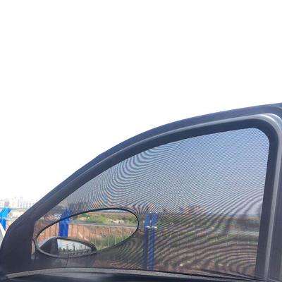 China New High Quality Nylon Car Window Socks Fabric Stretch UV Protection Car Side Window Sunshade for sale