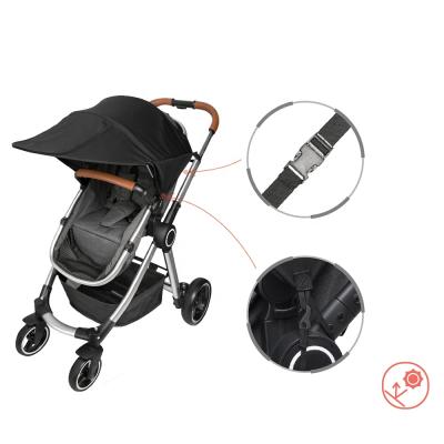 China 2021 Best Selling Polyester Baby Stroller Sun Shade Stroller Sunshield Canopy Baby Stroller Top Protect Cover for sale