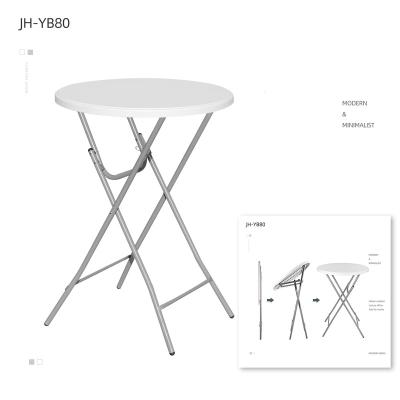 China Plastic Folding Cocktail Table Modern Outdoor Picnic Outdoor Bar Wedding for sale