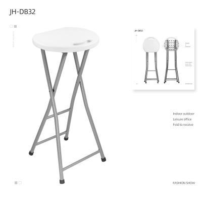 China Modern Hot Color Plastic Bar Stool Factory Sale Portable Folding Study Folding Stools for sale