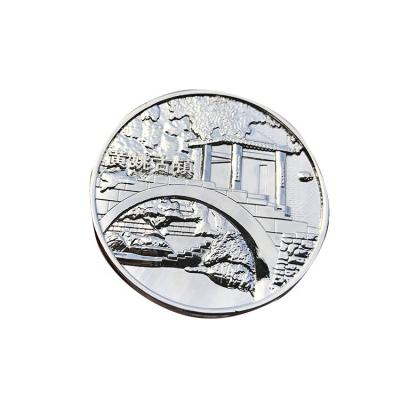 China Europe factory direct sale souvenir silver coin with long term service for sale