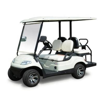 China Electric 4 Passenger Trolley Golf Buggy For Airport Use With Curtis 1232ser Controller 2400*1200*1800mm for sale