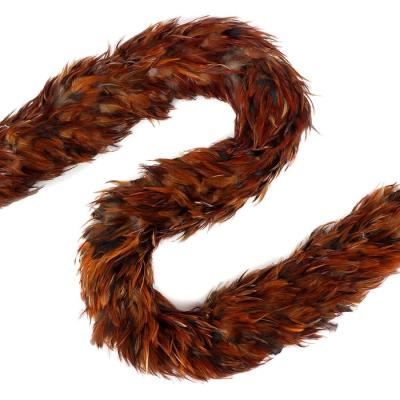 China Classic Natural Luxury Furry Rooster Saddle Feather Boa Fluffy Boas for sale