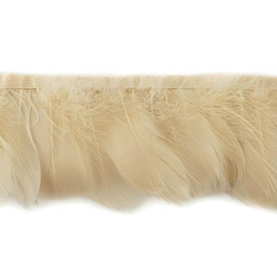 China Classic Goose Feather Fringe Trim - 1 yard for sale