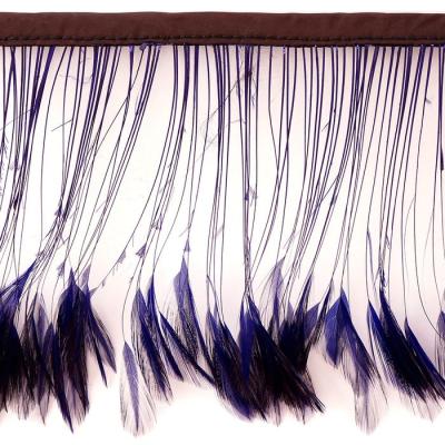 China Dress accessories stripped neck feather feather fringe for sale