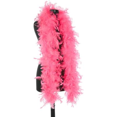 China DIY Use Handmake Turkey Coral Feather Boa Decorative Feather Boa For Halloween Party for sale