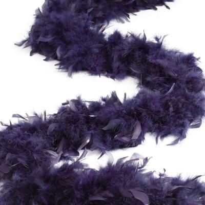 China 7.5 inch Chandelle Feather Boas Solid Colors for sale