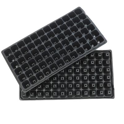 China Eco-friendly Nursery Seedling Tray Cell Plastic Seed Tray Custom Have Different 128 Cell Seed Tray for sale