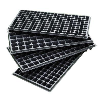 China Eco-friendly 128 Cell Plant Nursery Seedling Trays Plug In Seed Starting Seedling Tray 128 for sale