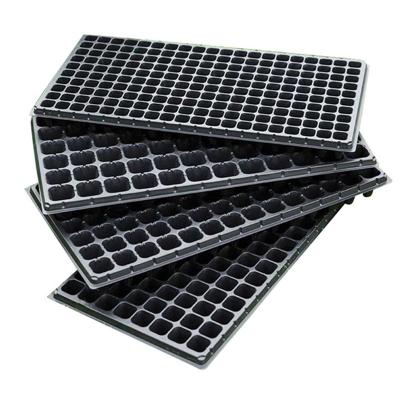 China Eco-friendly Seed Starter Germination Tray Biodegradable Nursery Rice Seedling Hard Plastic Tray for sale