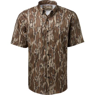 China Breathable Breathable Button Down Hunting Shirt Bottom for sale