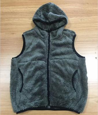 China Breathable Sherpa Fleece Soft Warm Cute Boys Invest Thick Hoodie Vest for sale