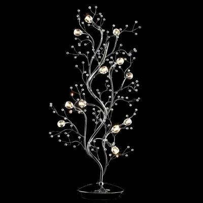 China Nordic post-modern light luxury crystal tree branch floor lamp KTV lamp bar wedding lamp for sale