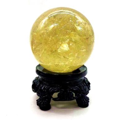 China High Quality China Crystal Sphere Ball Healing Gemstone Balls Polished Natural Citrine Sphere For Crystal Crafts for sale