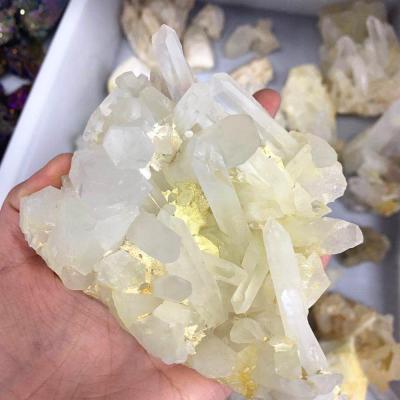 China Wholesale Clear Quartz Clusters Natural Raw Gemstone Crystal Stone For Decoration China Energy Treasure for sale