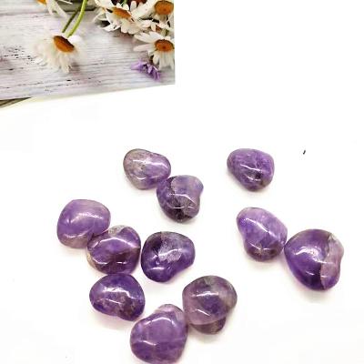 China Natural Healing Crystal Heart For Gifts from China Crystal Polished Gemstone Carved Amethyst for sale