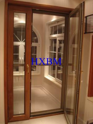 China German Style Casement Wood Aluminium Windows And Doors For Luxury Houses for sale